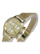 Reloj de oro para hombre Geneve ★ zlotychlopak.pl ★ Pureza de oro 585 333 Precio bajo!