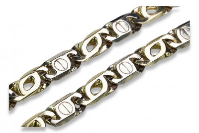 Bracelet Oeil de tigre jaune italien 14k 585 or cb031yw