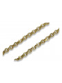 Yellow rose gold chain ★ russiangold.com ★ Gold 585 333 Low price