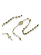 Yellow rose gold rosary chain ★ russiangold.com ★ Gold 585 333 Low price