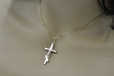 Crucea ortodoxă de aur ★ russiangold.com ★ Aur 585 333 Preț mic