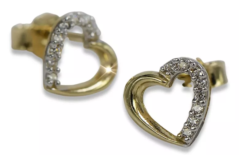 Boucles d’oreilles en or zlotychlopak.pl ★ Échantillon d’or ★ 585 333 Prix bas!