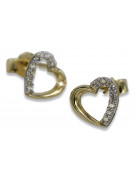 Boucles d’oreilles en or zlotychlopak.pl ★ Échantillon d’or ★ 585 333 Prix bas!