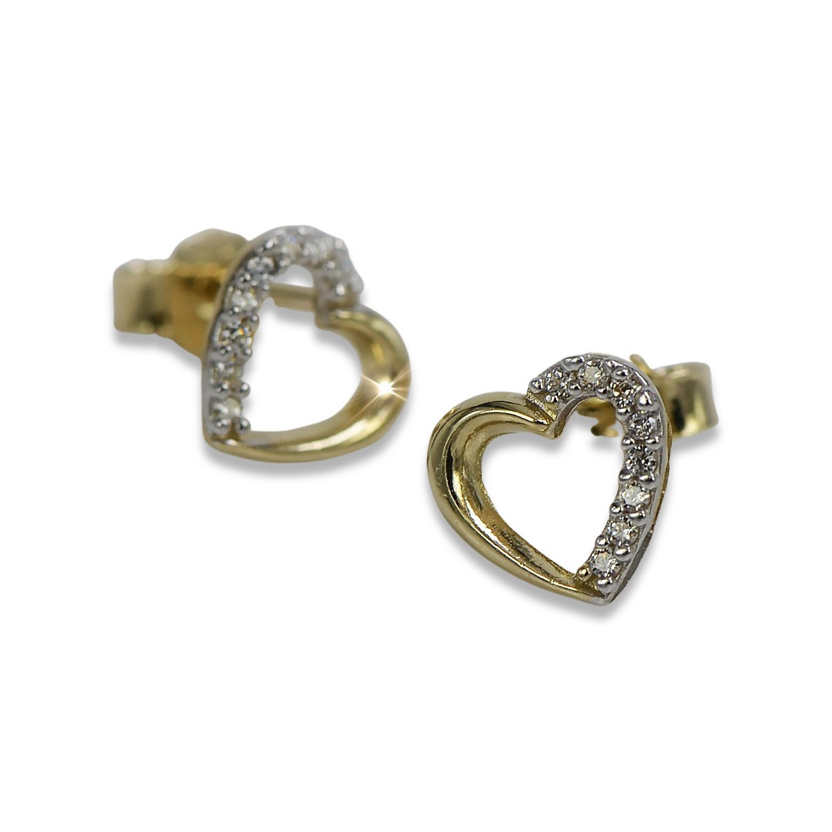 Boucles d’oreilles en or zlotychlopak.pl ★ Échantillon d’or ★ 585 333 Prix bas!