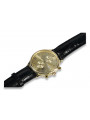 Yellow 14k gold men's watch Geneve mw005y&mbw008y