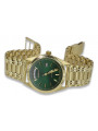 Gold men's watch Geneve ★ zlotychlopak.pl ★ Gold purity 585 333 Low Price!