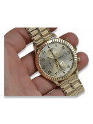 Gold men's watch Geneve ★ zlotychlopak.pl ★ Gold purity 585 333 Low Price!