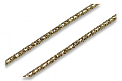 Богородица 14k златен медальон и верига pm002y&cc080y