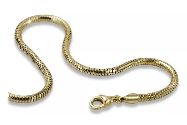 Yellow rose gold chain ★ russiangold.com ★ Gold 585 333 Low price