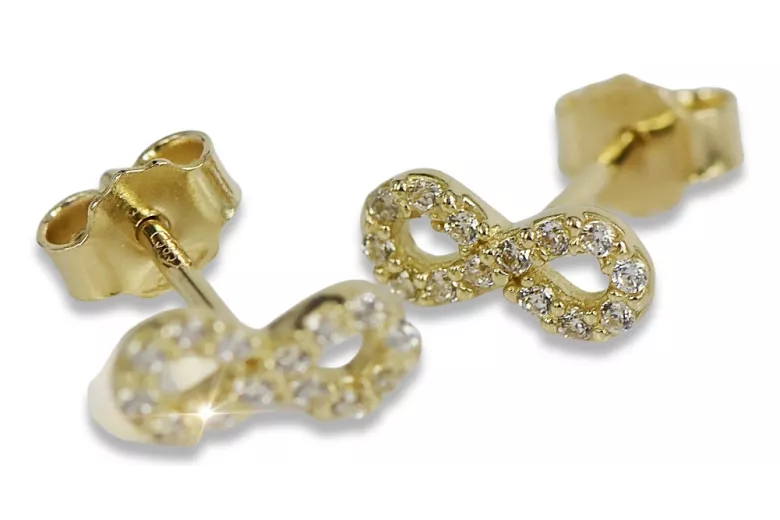 Boucles d’oreilles en or zlotychlopak.pl ★ Échantillon d’or ★ 585 333 Prix bas!