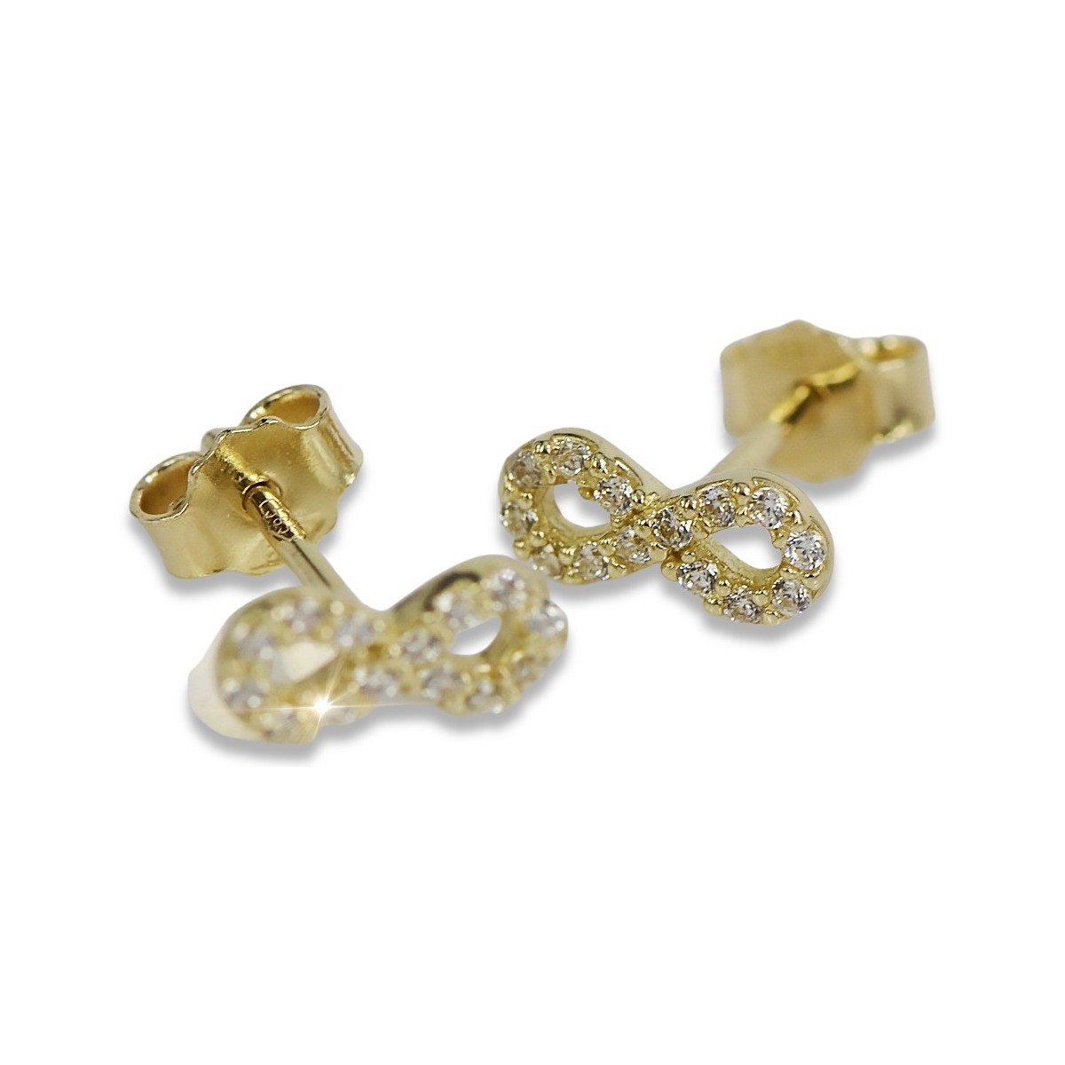 Pendientes de oro zlotychlopak.pl Muestra de ★ oro 585 333 ¡★ Precio bajo!