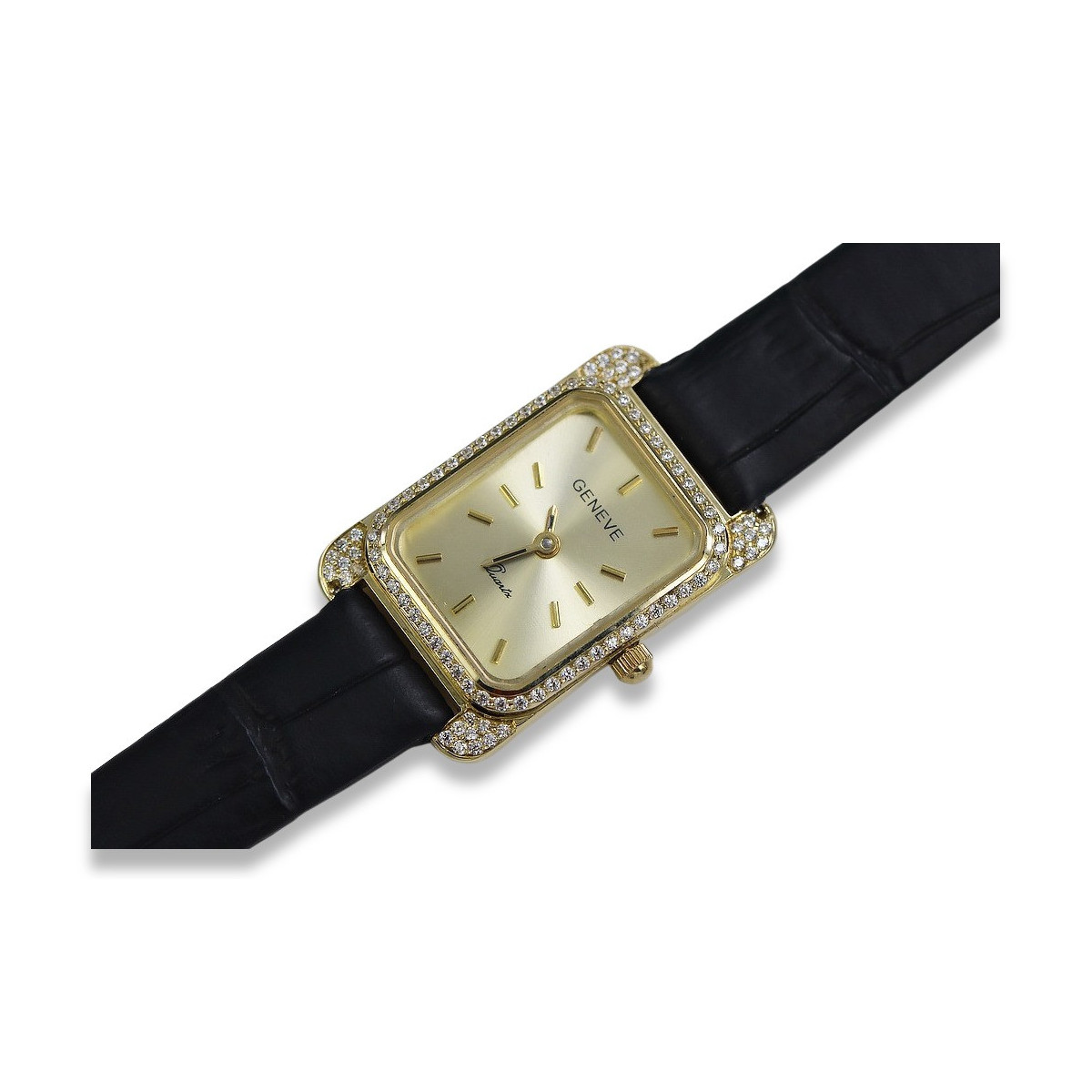 Reloj ★ de oro para damas zlotychlopak.pl Pureza de oro 585 333 ¡★ Precio bajo!