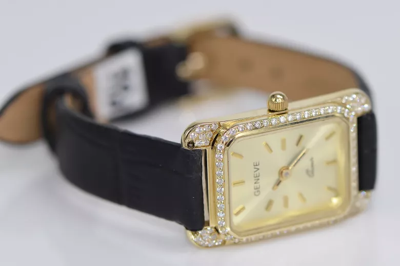 Reloj ★ de oro para damas zlotychlopak.pl Pureza de oro 585 333 ¡★ Precio bajo!