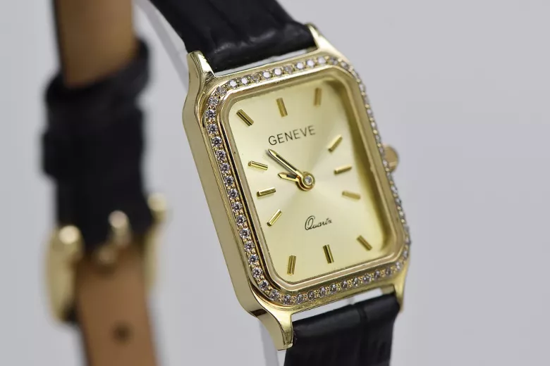 Reloj ★ de oro para damas zlotychlopak.pl Pureza de oro 585 333 ¡★ Precio bajo!