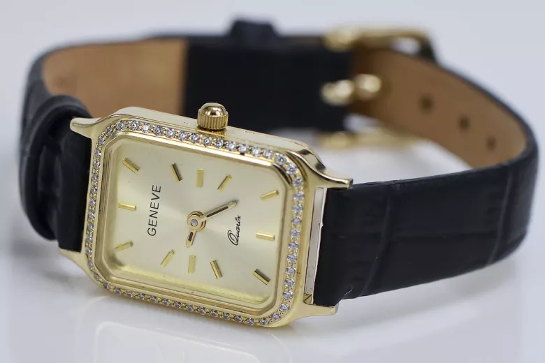 Gold ladies watch ★ zlotychlopak.pl ★ Gold purity 585 333 Low price!