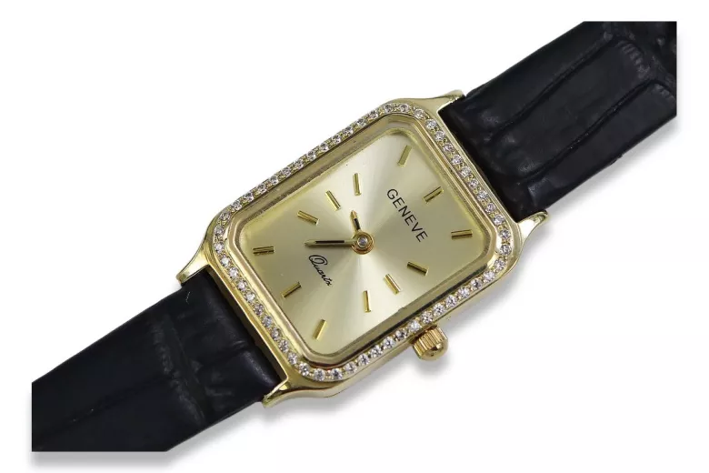 Gold ladies watch ★ zlotychlopak.pl ★ Gold purity 585 333 Low price!