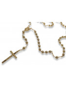 Italian yellow 14k gold 585 rosary chain rcc009y