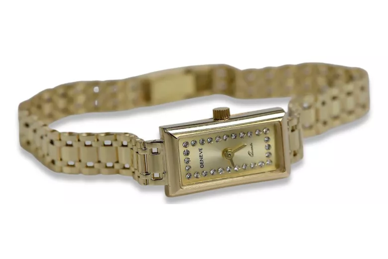 Montre ★ dame en or zlotychlopak.pl ★ Pureté d’or 585 333 Prix bas!