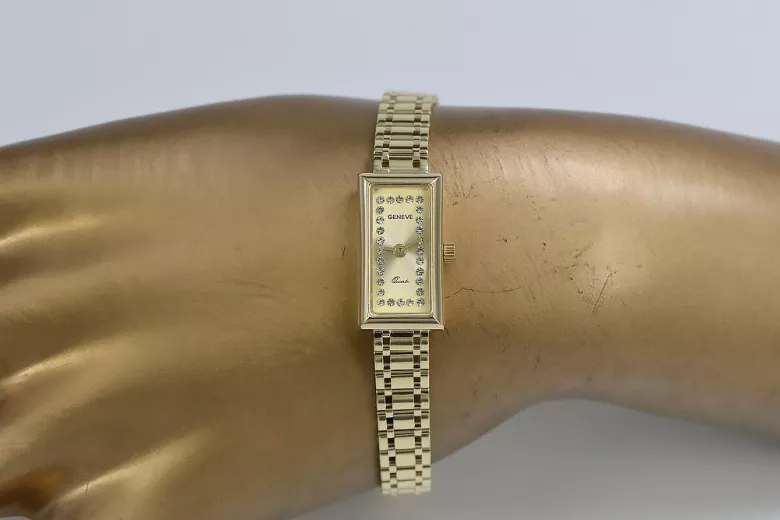 Gold ladies watch ★ zlotychlopak.pl ★ Gold purity 585 333 Low price!