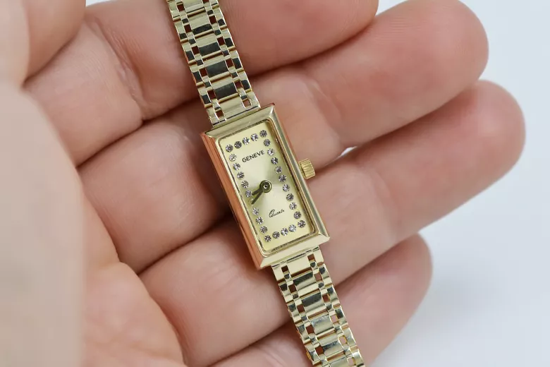 Gold ladies watch ★ zlotychlopak.pl ★ Gold purity 585 333 Low price!