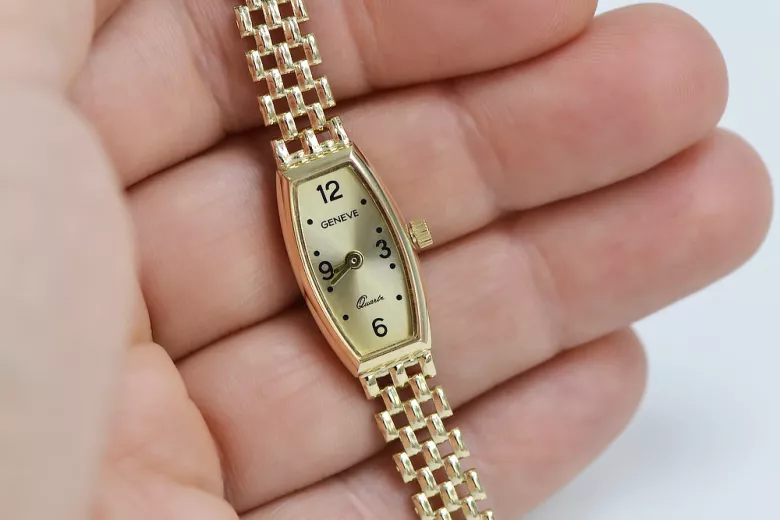 Gold ladies watch ★ zlotychlopak.pl ★ Gold purity 585 333 Low price!