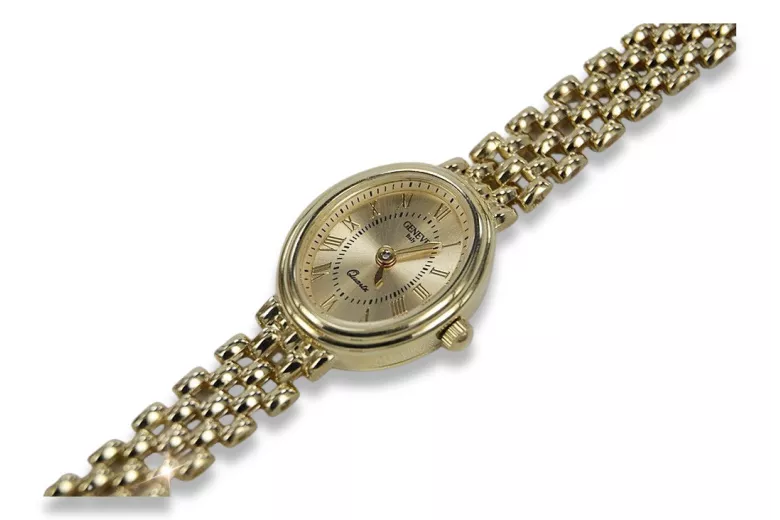 Reloj ★ de oro para damas zlotychlopak.pl Pureza de oro 585 333 ¡★ Precio bajo!