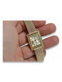 Goldene Herrenuhr Geneve ★ zlotychlopak.pl ★ Gold Reinheit 585 333 Niedriger Preis!