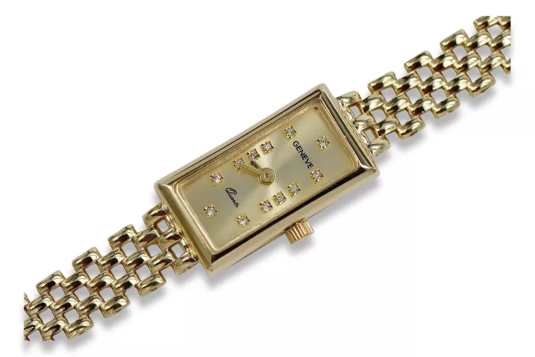 Gold ladies watch ★ zlotychlopak.pl ★ Gold purity 585 333 Low price!