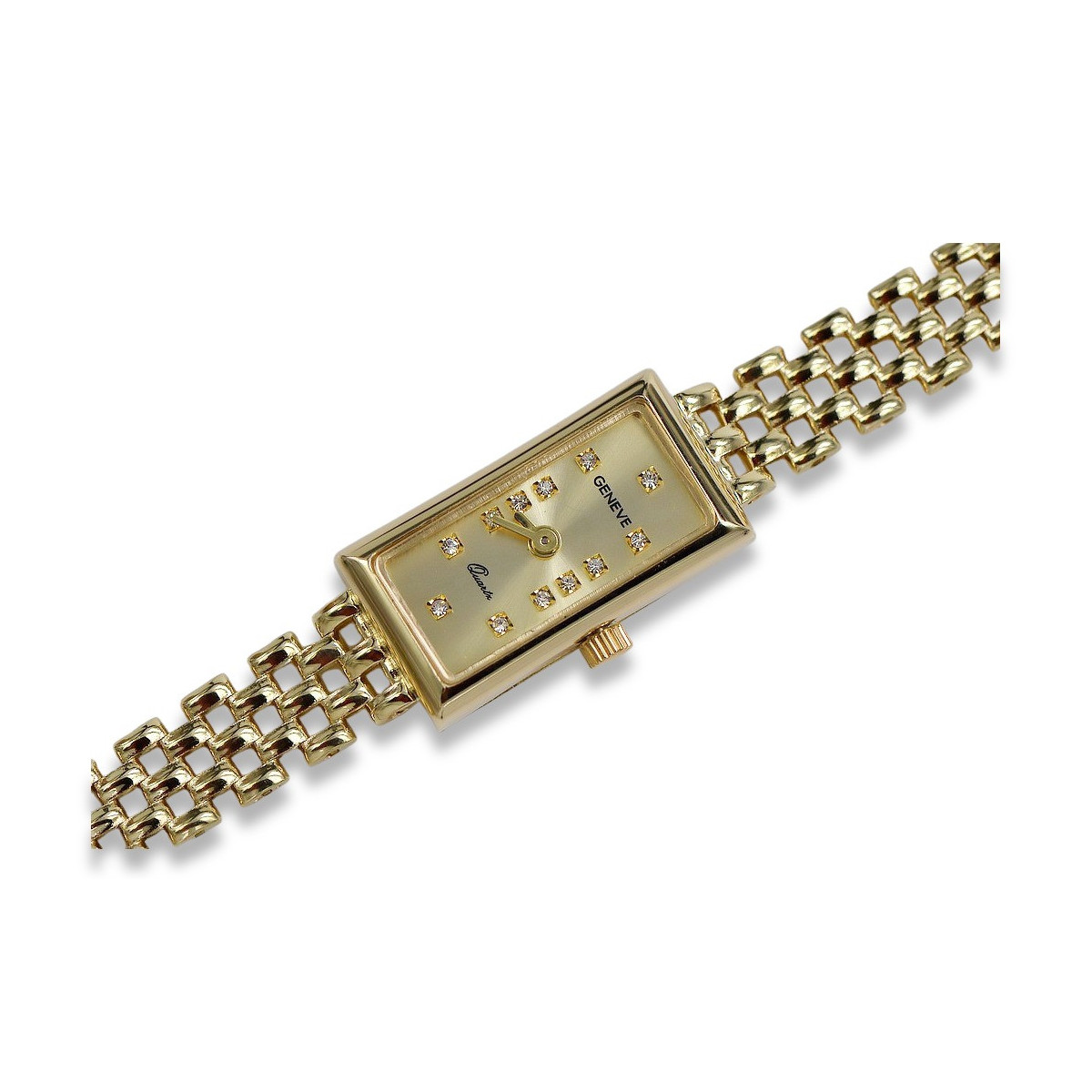 Gold ladies watch ★ zlotychlopak.pl ★ Gold purity 585 333 Low price!