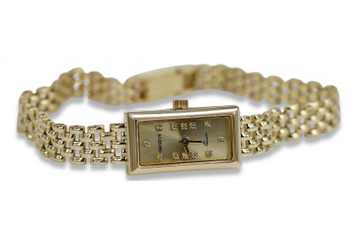 Gold ladies watch ★ zlotychlopak.pl ★ Gold purity 585 333 Low price!