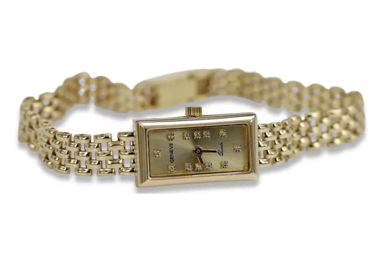 Gold ladies watch ★ zlotychlopak.pl ★ Gold purity 585 333 Low price!