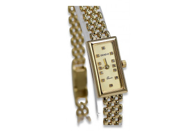 Reloj ★ de oro para damas zlotychlopak.pl Pureza de oro 585 333 ¡★ Precio bajo!
