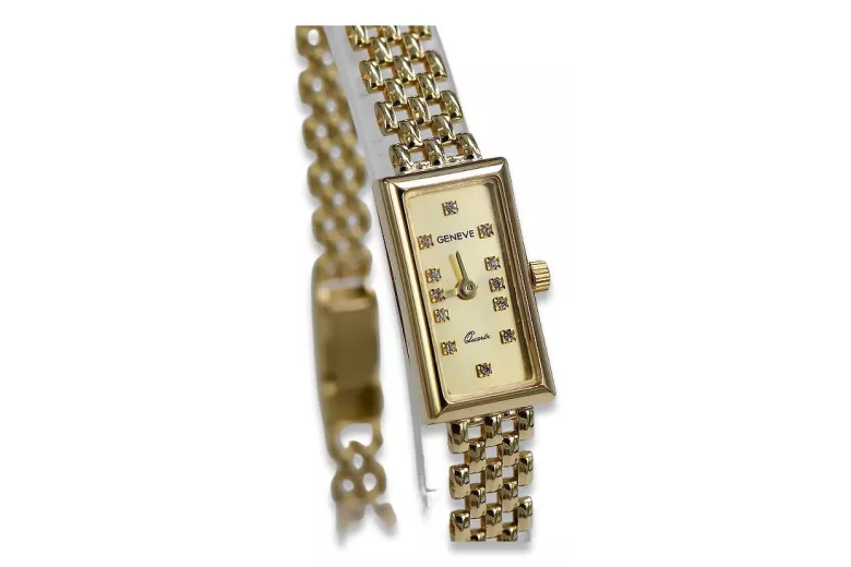 Montre ★ dame en or zlotychlopak.pl ★ Pureté d’or 585 333 Prix bas!