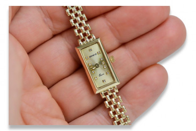 Montre ★ dame en or zlotychlopak.pl ★ Pureté d’or 585 333 Prix bas!
