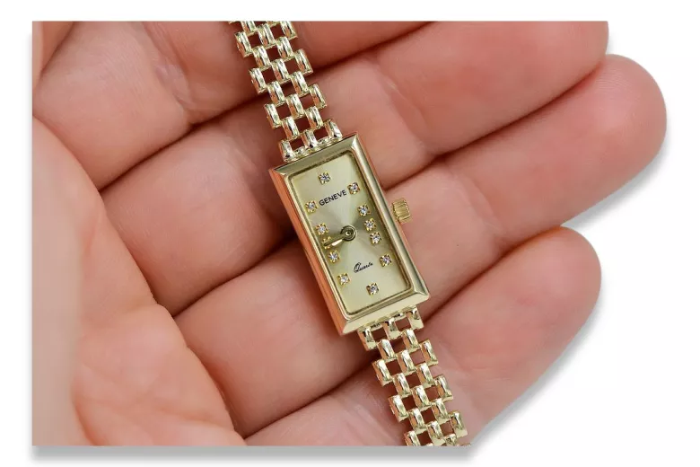 Reloj ★ de oro para damas zlotychlopak.pl Pureza de oro 585 333 ¡★ Precio bajo!