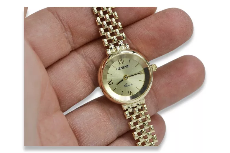 Gold ladies watch ★ zlotychlopak.pl ★ Gold purity 585 333 Low price!