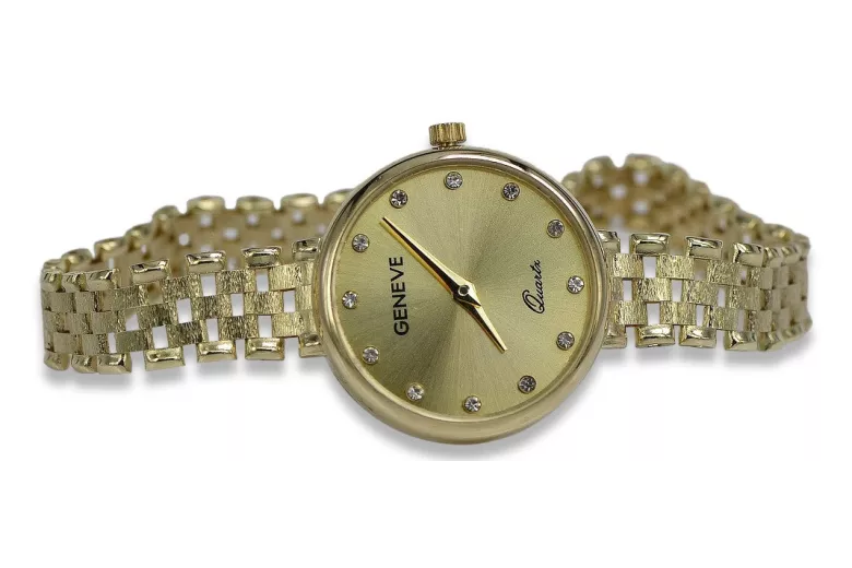 Montre ★ dame en or zlotychlopak.pl ★ Pureté d’or 585 333 Prix bas!