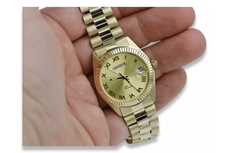 Montre ★ dame en or zlotychlopak.pl ★ Pureté d’or 585 333 Prix bas!