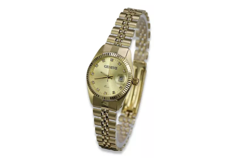 Reloj ★ de oro para damas zlotychlopak.pl Pureza de oro 585 333 ¡★ Precio bajo!