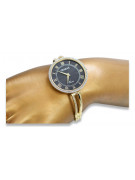 Italian yellow 14k gold 585 lady watch Geneve lw053y