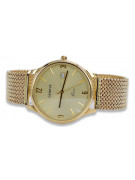 Reloj de oro para hombre Geneve ★ zlotychlopak.pl ★ Pureza de oro 585 333 Precio bajo!