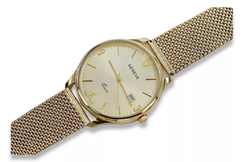 Montre homme en or Genève ★ zlotychlopak.pl ★ Pureté de l’or 585 333 Prix bas!