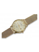 Gold men's watch Geneve ★ zlotychlopak.pl ★ Gold purity 585 333 Low Price!