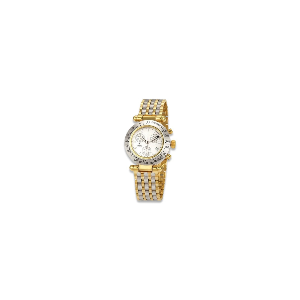 Italian Yellow gold men's watch Geneve mw068y