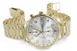 Yellow 14k men's watch Geneve mw005ydw&mbw006y