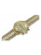 Yellow 14k 585 gold men's watch Geneve mw005y&mbw010y