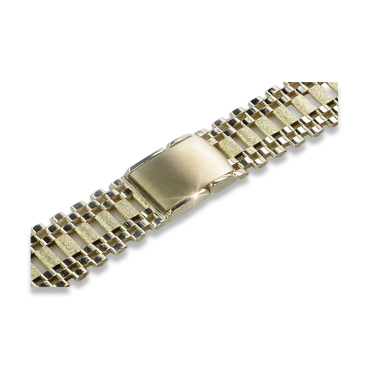 Bracelet ★ de montre en or rose jaune russiangold.com ★ or 585 333 Prix bas