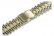 Yellow man's 14k 585 gold watch bracelet mbw010y