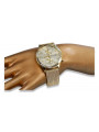 Reloj italiano amarillo 14k 585 oro para hombre Geneve mw007y&mbw014y