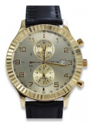 Reloj de oro para hombre Geneve ★ zlotychlopak.pl ★ Pureza de oro 585 333 Precio bajo!